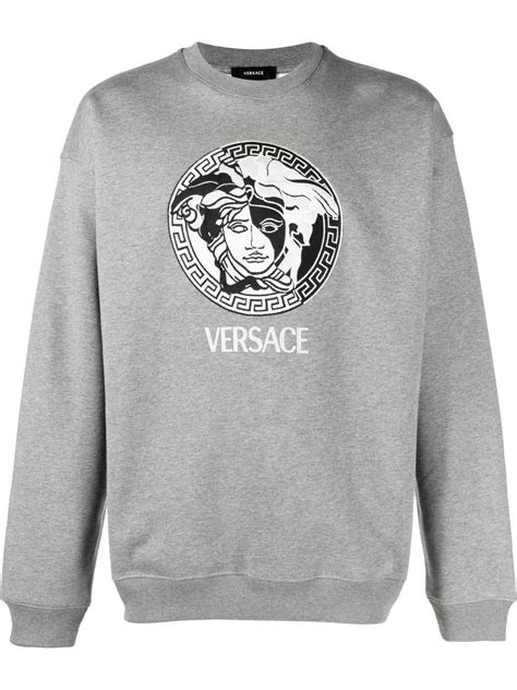 versace cane sweat suit|Versace sweatshirt.